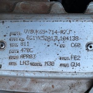 Car Wreckers - Holden Commodore 2003 Silver Auto Petrol