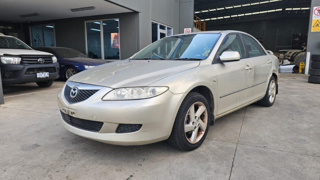 Car Wreckers - Mazda  6 2003 Gold Auto Petrol
