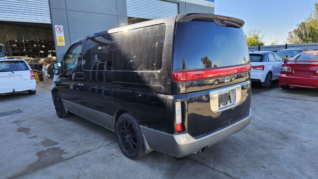Car Wreckers - Nissan Elgrand 2003 Black Auto Petrol