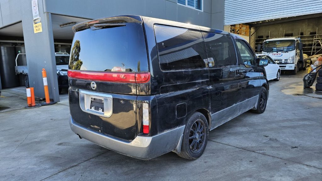 Car Wreckers - Nissan Elgrand 2003 Black Auto Petrol