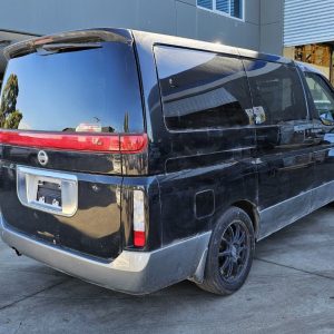 Car Wreckers - Nissan Elgrand 2003 Black Auto Petrol