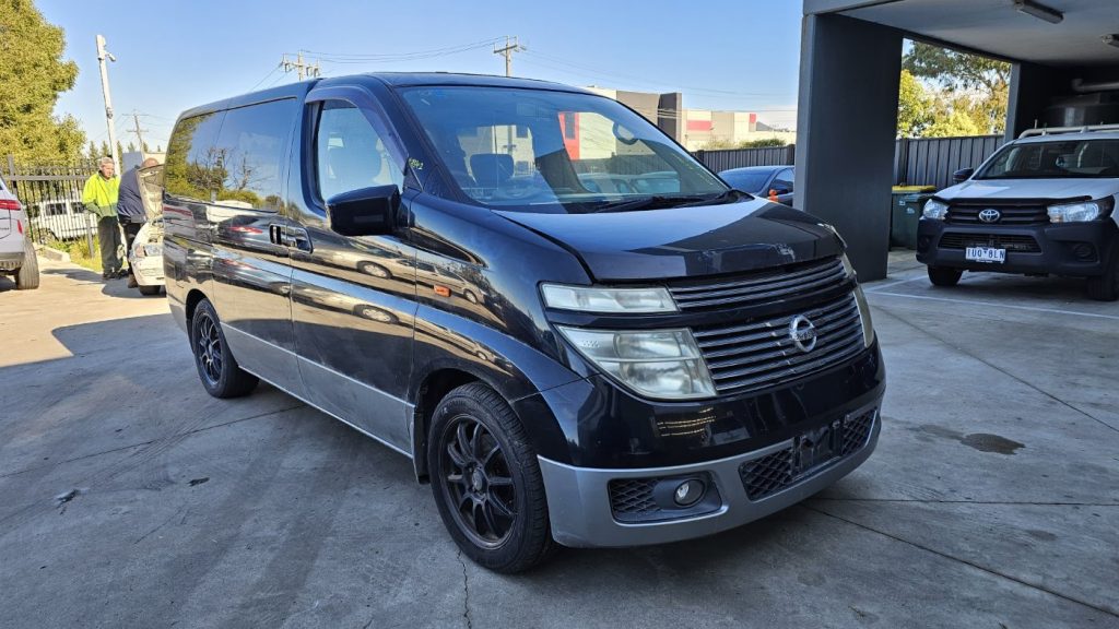 Car Wreckers - Nissan Elgrand 2003 Black Auto Petrol