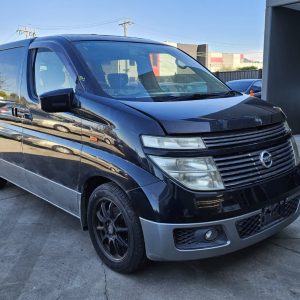Car Wreckers - Nissan Elgrand 2003 Black Auto Petrol