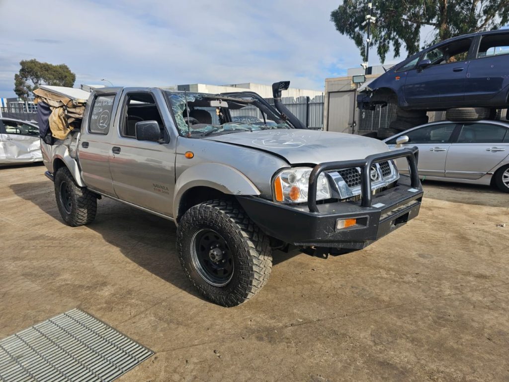 Car Wreckers - Nissan Navara 2003 Silver Manual Diesel