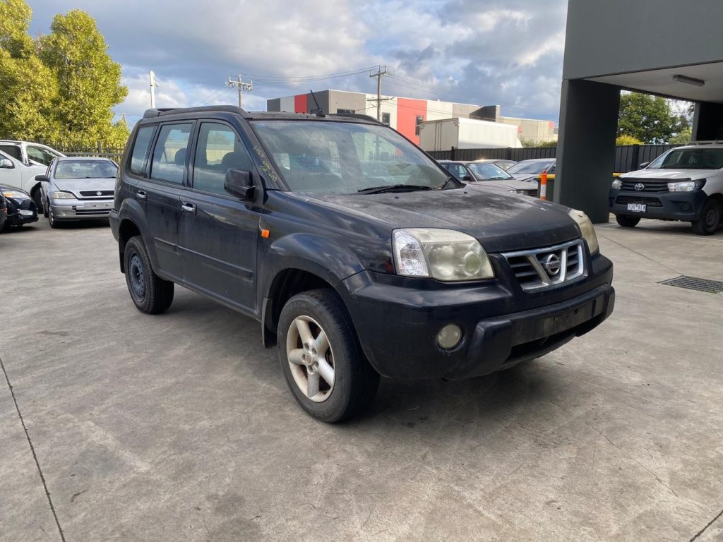 Car Wreckers - Nissan X-Trail 2003 Black Auto Petrol