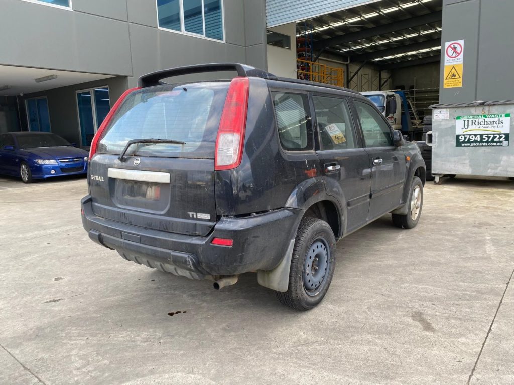 Car Wreckers - Nissan X-Trail 2003 Black Auto Petrol