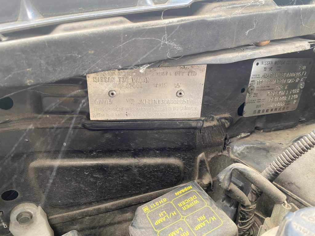 Car Wreckers - Nissan X-Trail 2003 Black Auto Petrol