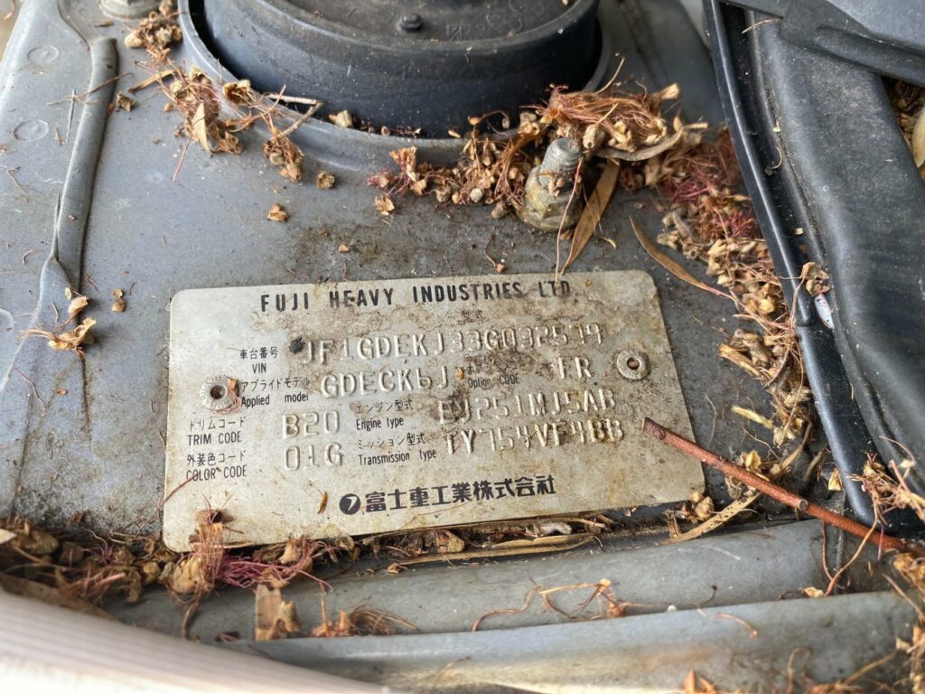 Car Wreckers - Subaru Impreza 2003 Silver Auto Petrol