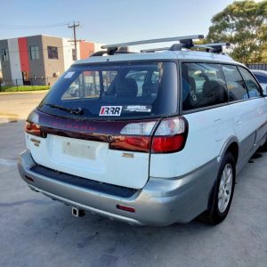 Car Wreckers - Subaru Outback 2003 White Auto Petrol