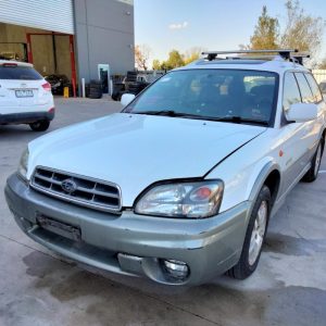 Car Wreckers - Subaru Outback 2003 White Auto Petrol