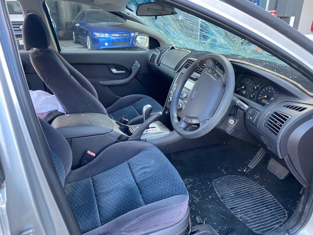 Car Wreckers - Ford Falcon 2004 Silver Auto Petrol