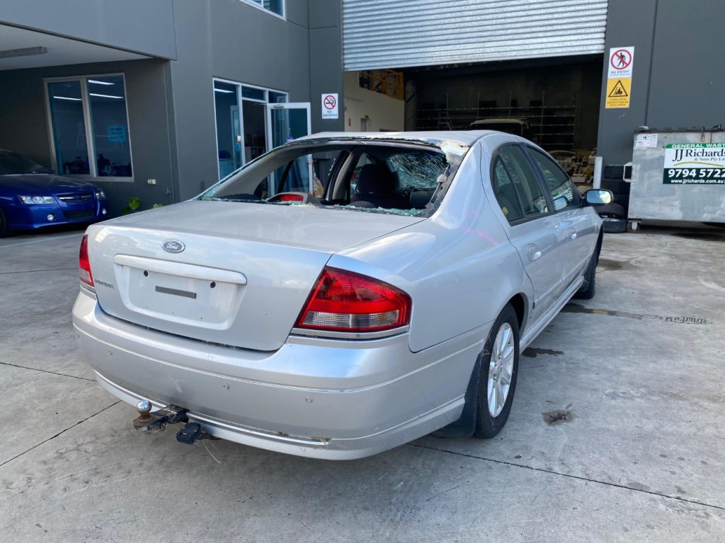 Car Wreckers - Ford Falcon 2004 Silver Auto Petrol