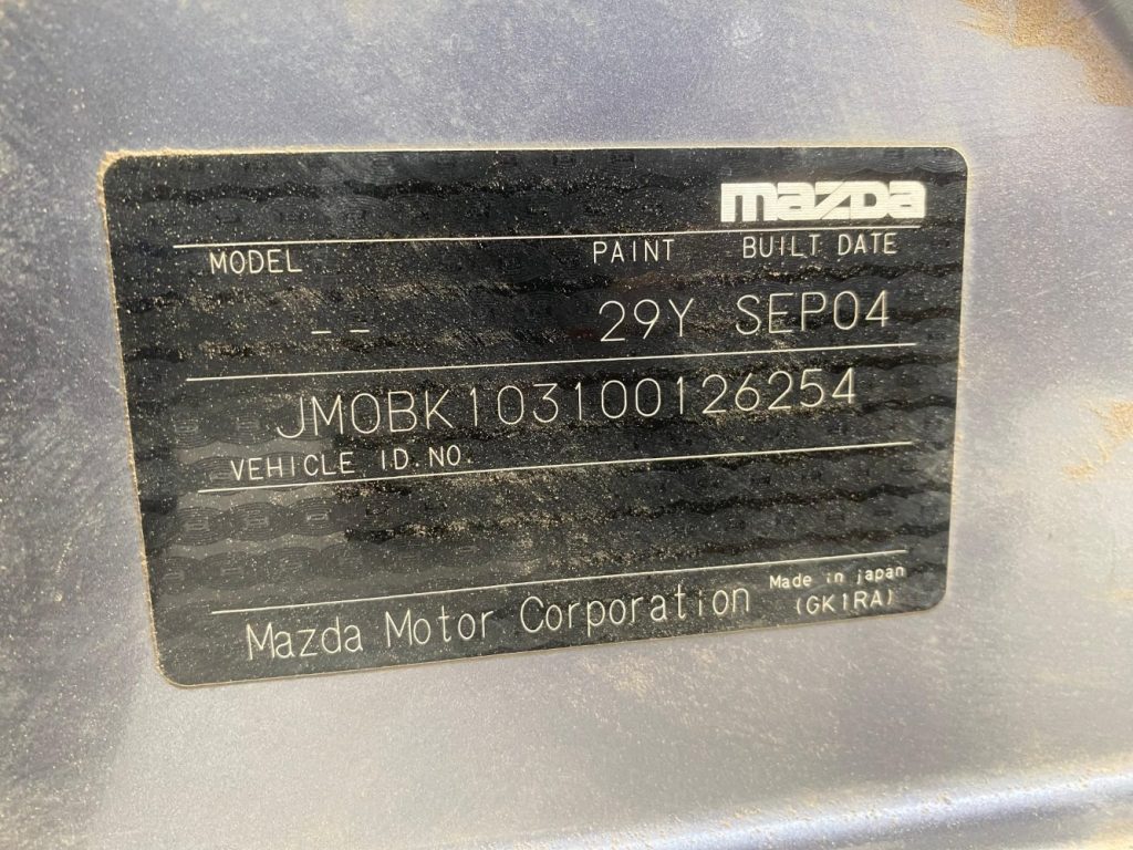 Car Wreckers - Mazda 3 2004 Grey Auto Petrol