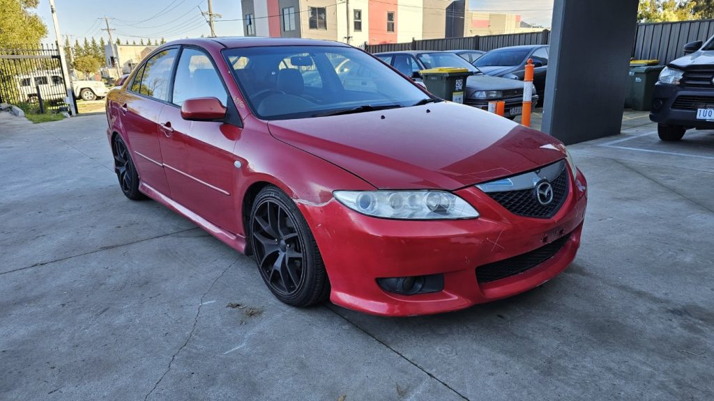 Car Wreckers - Mazda 6 2004 Red Auto Petrol