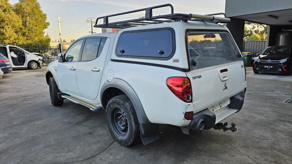 Car Wreckers - Mitsubishi Triton 2008 White Auto Diesel