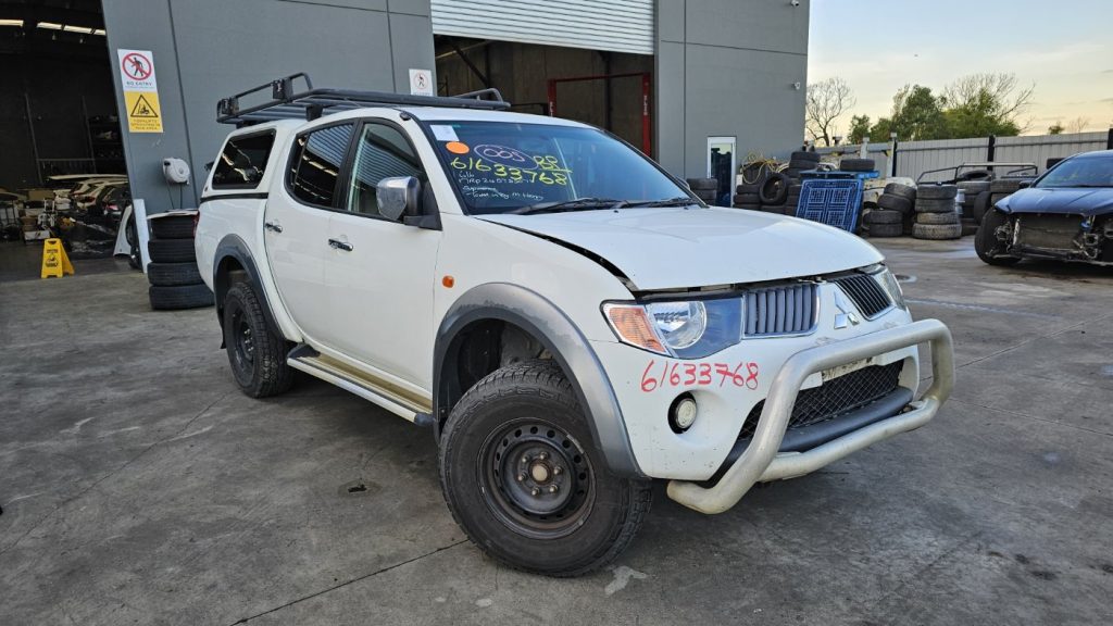 Car Wreckers - Mitsubishi Triton 2008 White Auto Diesel