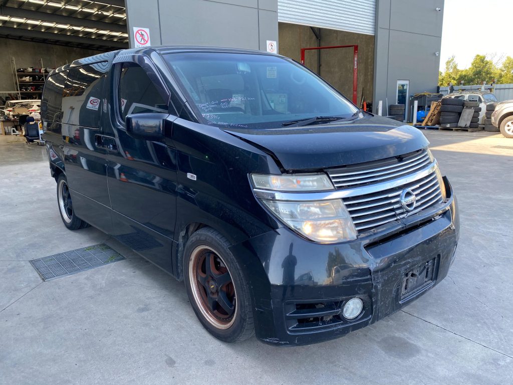 Car Wreckers - Nissan Elgrand 2004 Black Auto Petrol