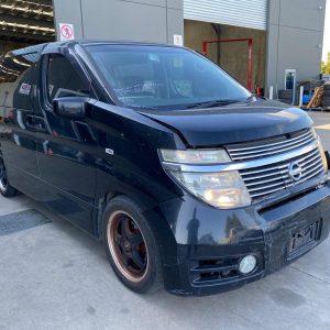 Car Wreckers - Nissan Elgrand 2004 Black Auto Petrol