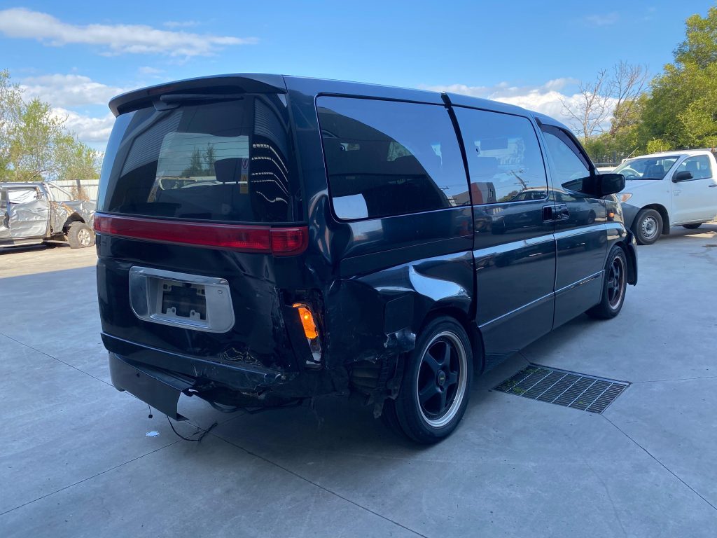 Car Wreckers - Nissan Elgrand 2004 Black Auto Petrol