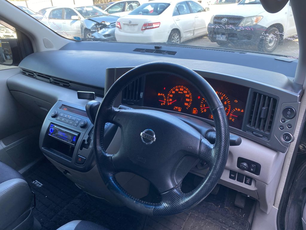 Car Wreckers - Nissan Elgrand 2004 Black Auto Petrol