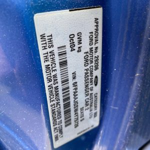 Car Wreckers - Ford Falcon 2004 Blue Auto Petrol