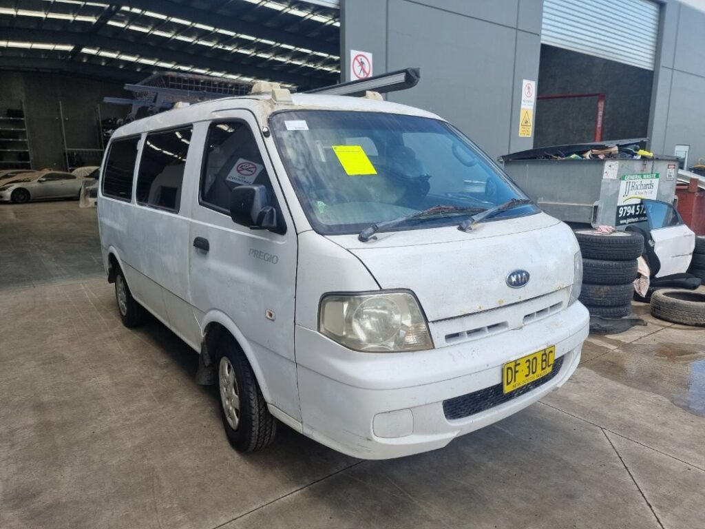 Car Wreckers - Kia Pregio 2004 White Manual Diesel - Car Parts, Used Auto Parts