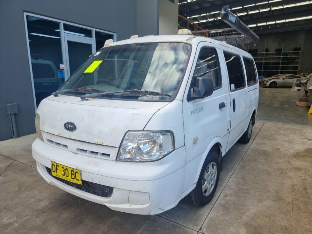 Car Wreckers - Kia Pregio 2004 White Manual Diesel - Car Parts, Used Auto Parts