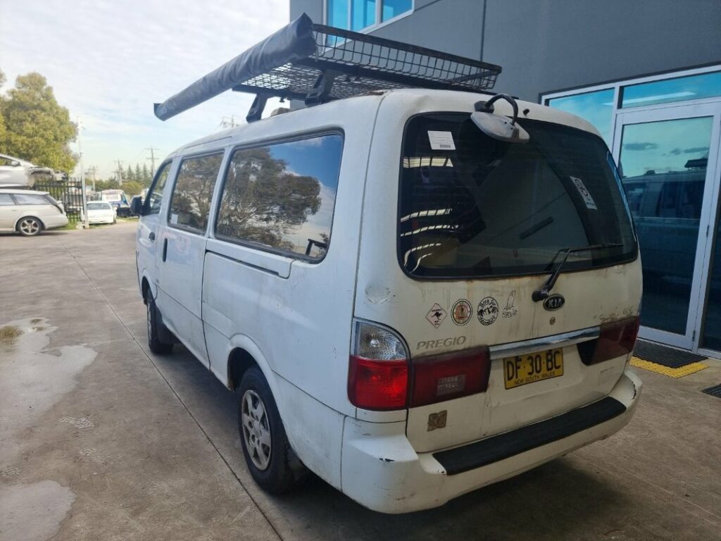 Car Wreckers - Kia Pregio 2004 White Manual Diesel - Car Parts, Used Auto Parts