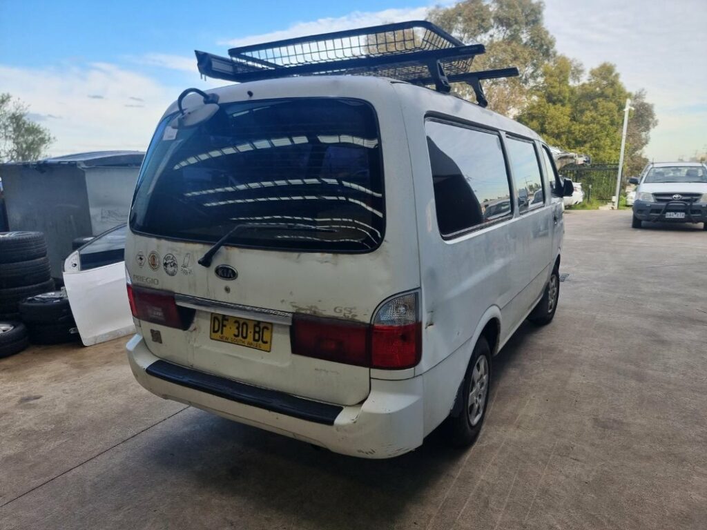 Car Wreckers - Kia Pregio 2004 White Manual Diesel - Car Parts, Used Auto Parts