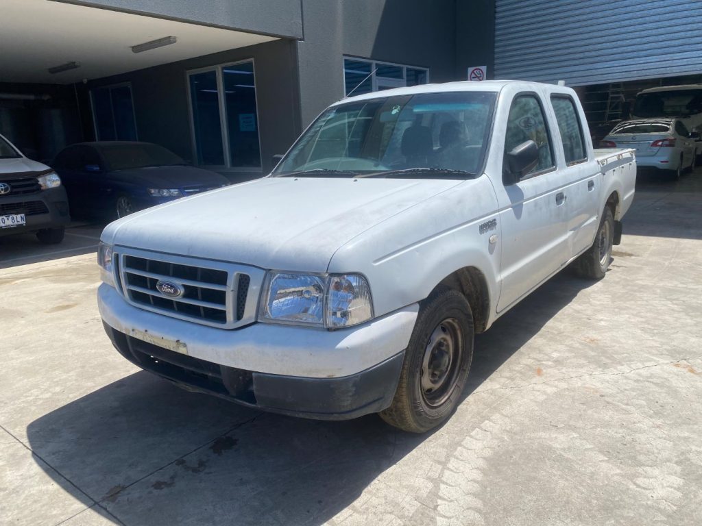Car Wreckers - Ford Courier 2005 White Manual Diesel