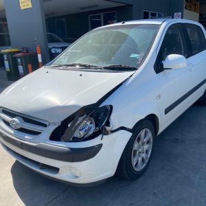 Car Wreckers - Hyundai Getz 2006 White Auto Petrol