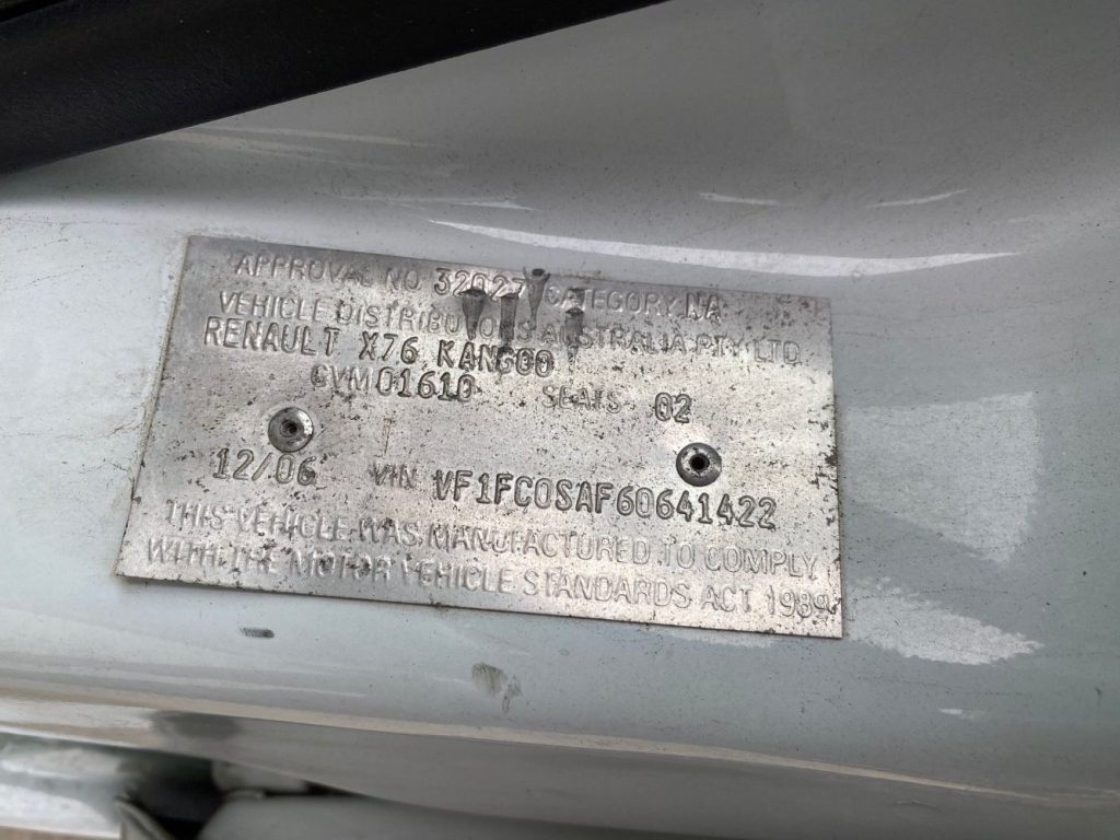 Car Wreckers - Renault Kangoo 2006 White Auto Petrol