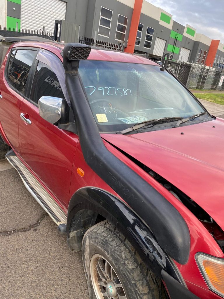 Car Wreckers - Mitsubishi Triton 2007 Red Manual Diesel