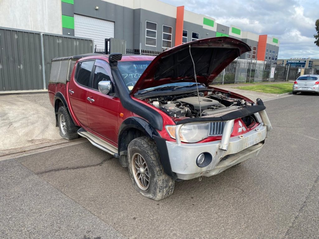 Car Wreckers - Mitsubishi Triton 2007 Red Manual Diesel