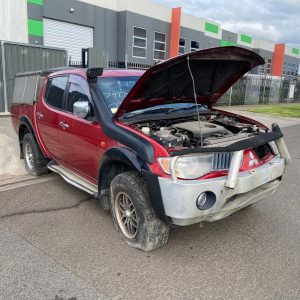 Car Wreckers - Mitsubishi Triton 2007 Red Manual Diesel