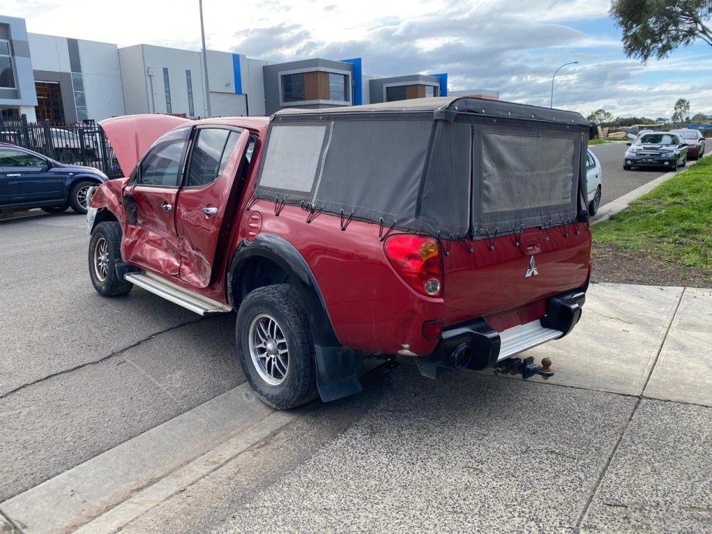 Car Wreckers - Mitsubishi Triton 2007 Red Manual Diesel