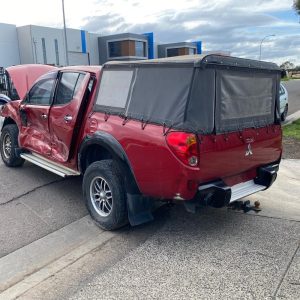 Car Wreckers - Mitsubishi Triton 2007 Red Manual Diesel