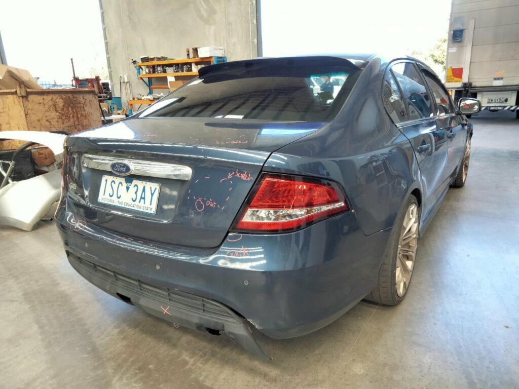 Car Wreckers - Ford Falcon 2008 Blue Auto Petrol