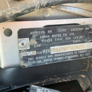 Car Wreckers - Honda Civic 2008 Silver Auto