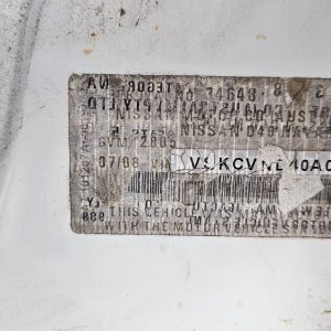 Nissan Navara 2008 D40 dCi 2.5L YD25DDTi DOHC 16v Turbo Diesel Direct Inj. 4cyl 126kW Utility AWD