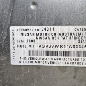 Car Wreckers - Nissan Pathfinder 2008 Grey Manual Diesel