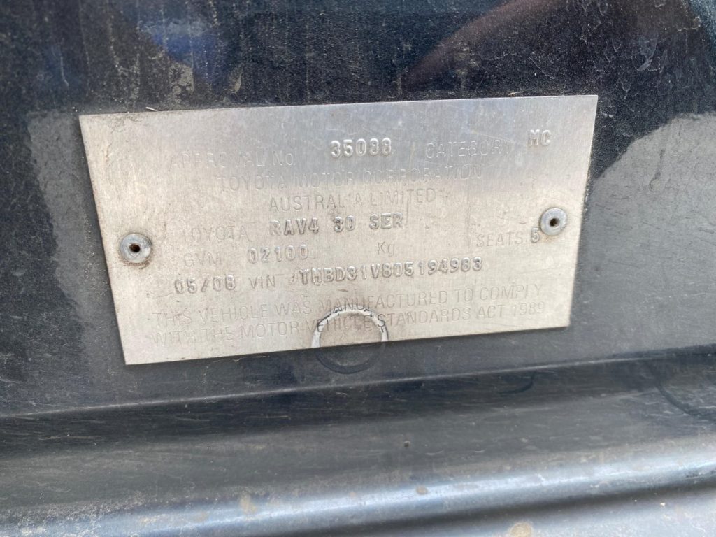 Car Wreckers - Toyota Rav4 2008 Grey Auto Petrol