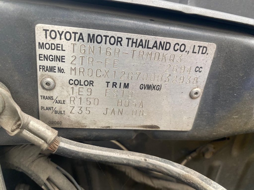Car Wreckers - Toyota Hilux 2008 Grey Auto Petrol