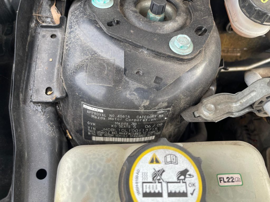 Car Wreckers - Mazda 3 2009 Black Auto Petrol