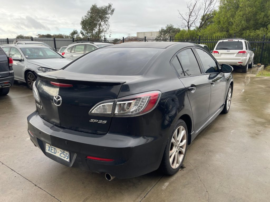 Car Wreckers - Mazda 3 2009 Black Auto Petrol