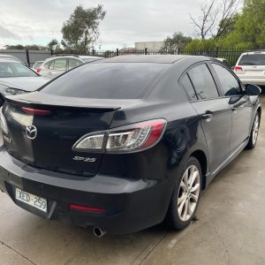 Car Wreckers - Mazda 3 2009 Black Auto Petrol