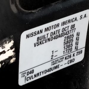 Car Wreckers - Nissan Navara 2009 Grey Manual Diesel