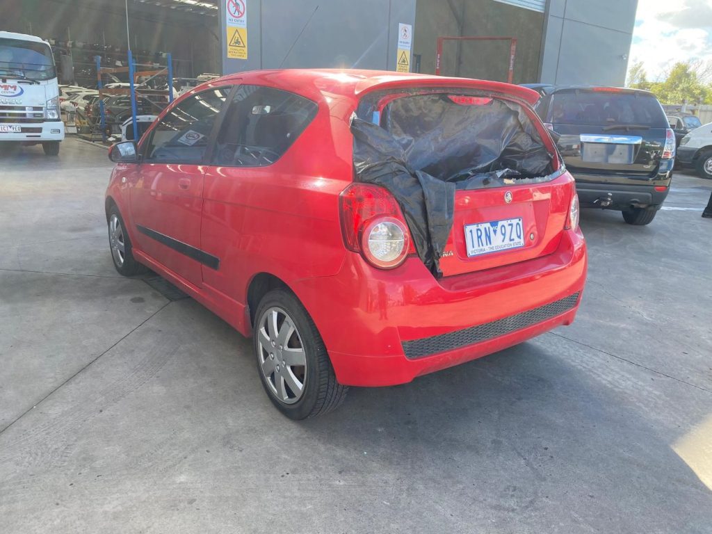 Car Wreckers - Holden Barina 2009 Red Manual Petrol