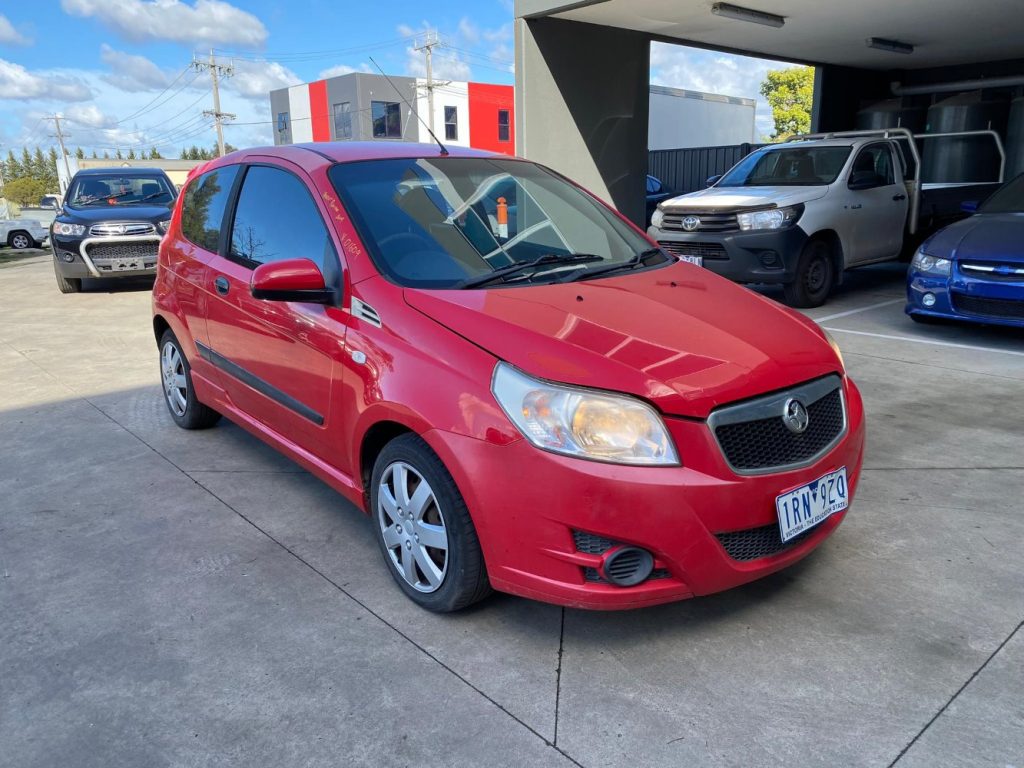 Car Wreckers - Holden Barina 2009 Red Manual Petrol