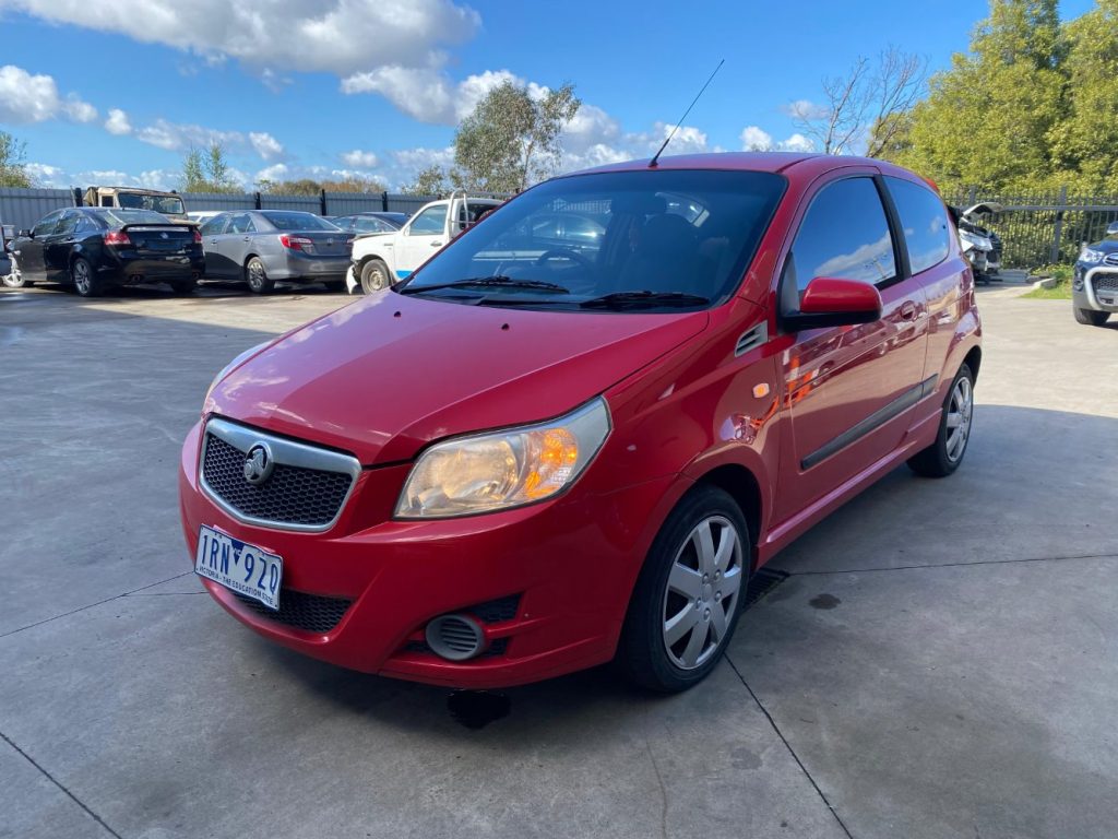 Car Wreckers - Holden Barina 2009 Red Manual Petrol